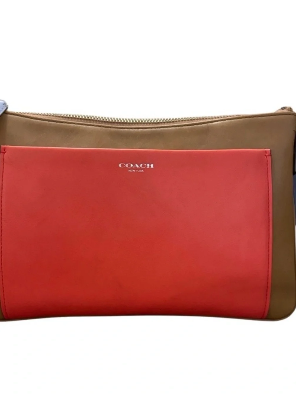 Coach Color Block east west swing back Crossbody - Picture 2 of 9